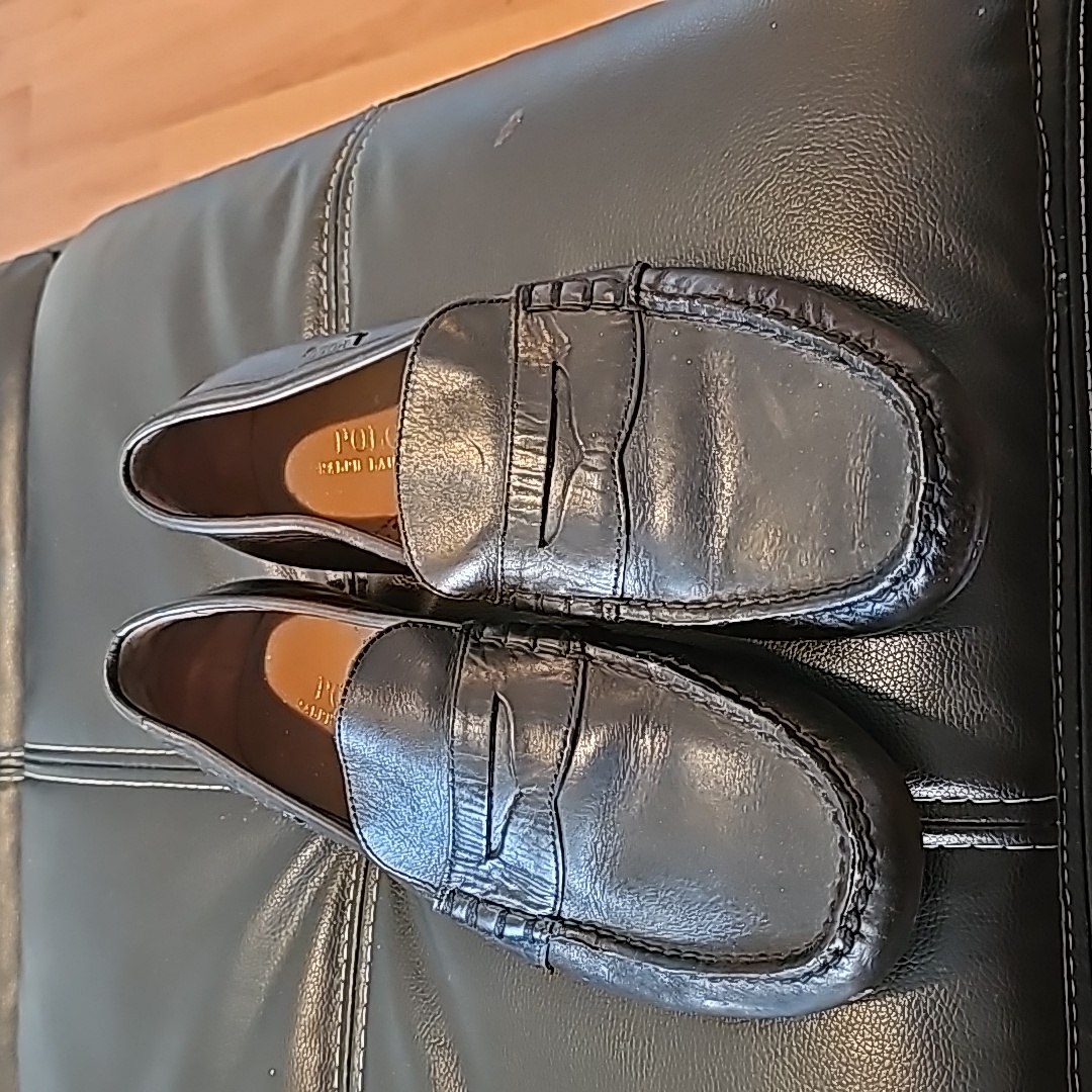 Preworn Moccasins Polo Ralph Lauren. Very Good Condition, Size: 11,5d